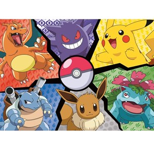 Puzzle pikachu, evoli et compagnie 100 p