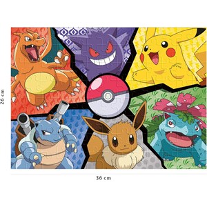 Puzzle pikachu, evoli et compagnie 100 p