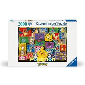 Puzzle pokémon lumineux 2000 pcs