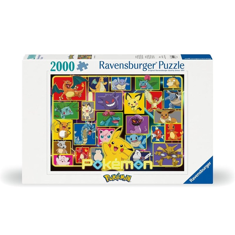 Ravensburger - Puzzle pokémon lumineux 2000 pcs