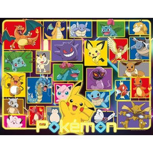 Puzzle pokémon lumineux 2000 pcs