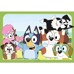 Puzzle s'amuser avec bluey 2x12 pcs