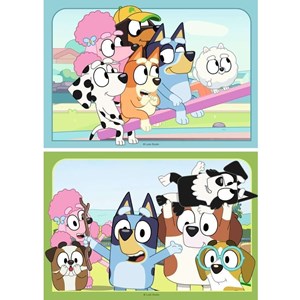 Puzzle s'amuser avec bluey 2x12 pcs