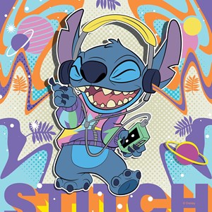 Puzzle jouer toute la journée stitch 3x