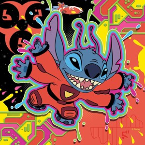 Puzzle jouer toute la journée stitch 3x