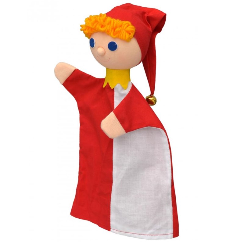 Mù - Marionnette bouffon rouge