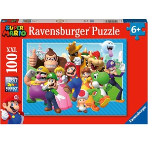 Puzzle let's-a-go super mario 100 pcs xx