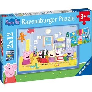 Puzzle les aventures de peppa pig 2x12 p