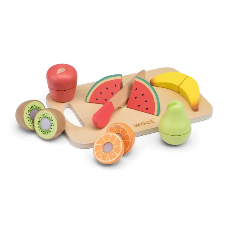 Fruits en bois à découper (New Classic Toys) - Couverture