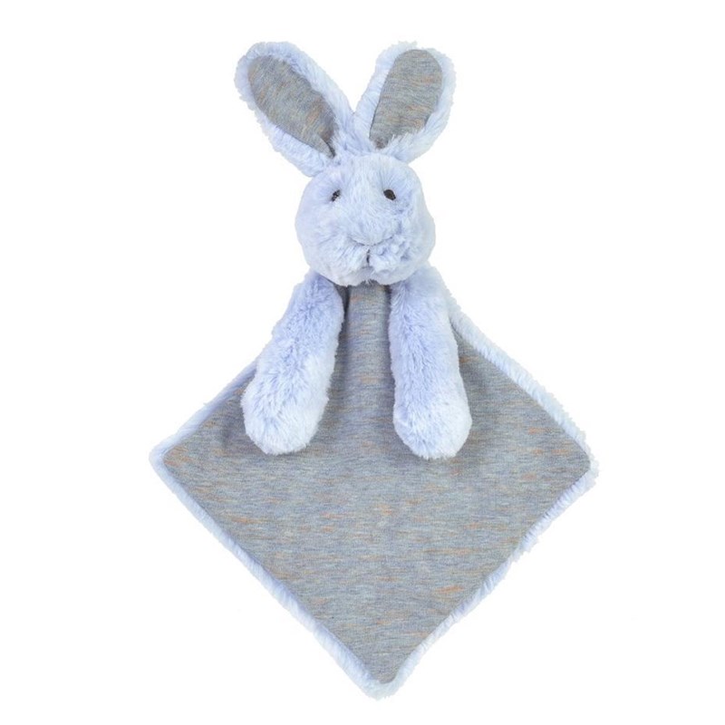 Doudou lapin bleu rivoli 26 cm