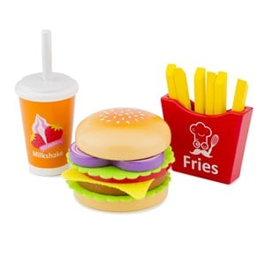 Set fast food en bois