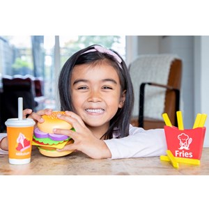 Set fast food en bois