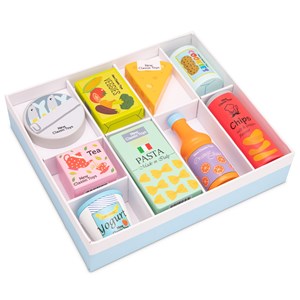 Set d'épicerie en bois