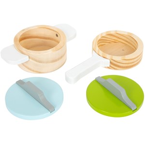 Couverts et casseroles en bois