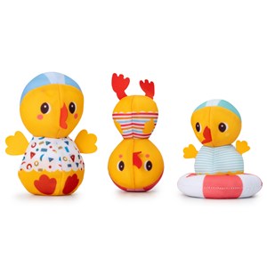 3 canards au bord de l'eau