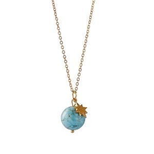 Collier wild moon turquoise