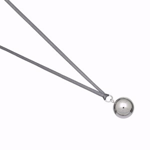 Bola de grossesse cordon satin gris