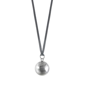 Bola de grossesse cordon satin gris