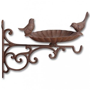Mangeoire murale pour oiseaux en fonte