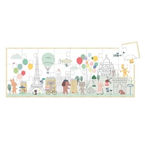Puzzle en bois escapade à paris 24 pcs