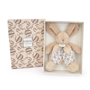 Doudou lapin beige sable 18 cm