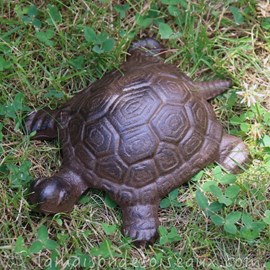 Tortue en fonte