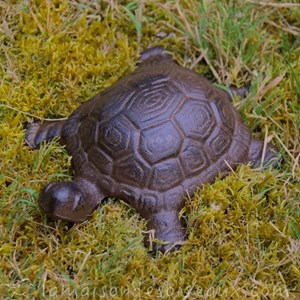 Tortue en fonte