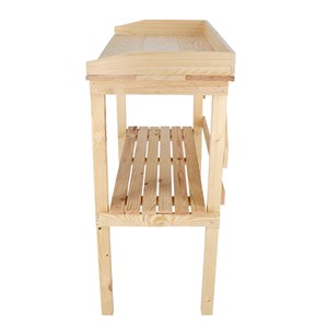 Table à rempoter en bois naturel