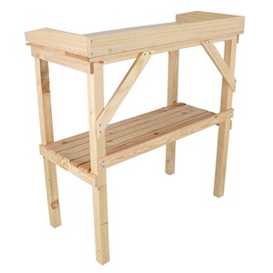 Table à rempoter en bois naturel