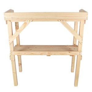 Table à rempoter en bois naturel