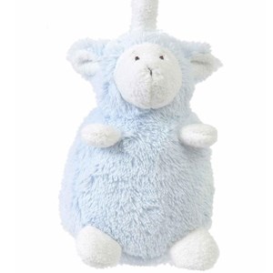 Peluche musicale mouton bleu