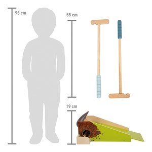 Mini golf pour enfants taupe