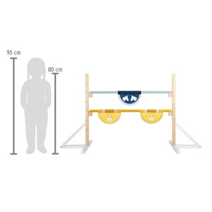 Saut d'obstacle pour cheval bâton