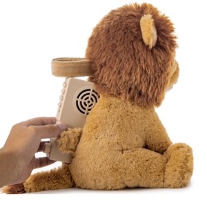 Peluche musicale louis le lion