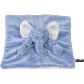 Doudou éléphant emoji bleu 24cm