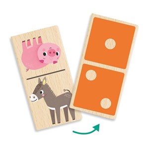 Dominos en bois ferme