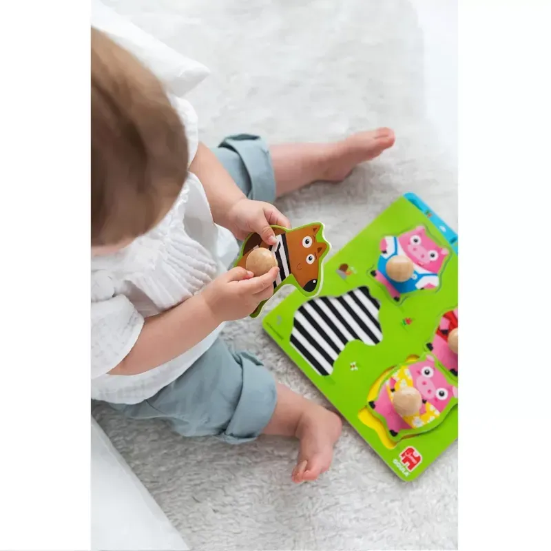 Puzzle les 3 petits cochons (Goula) - Image 4