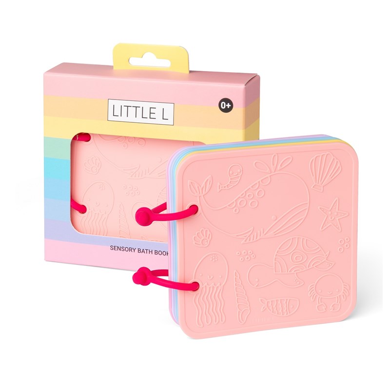 Livre de bain en silicone rose