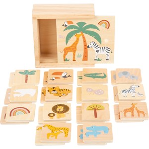 Jeu de mémo safari