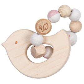 Hochet en bois flexible oiseau