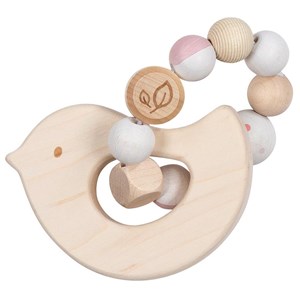 Hochet en bois flexible oiseau