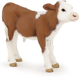 Figurine veau simmental