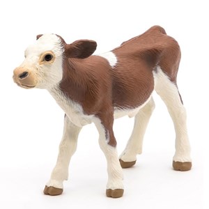 Figurine veau simmental