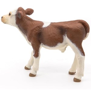 Figurine veau simmental