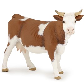 Figurine vache simmental