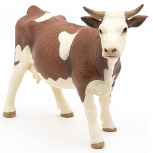Figurine vache simmental