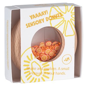 Donut sensoriel oranges