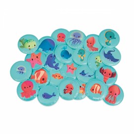 Mémo de bain mes bébés animaux