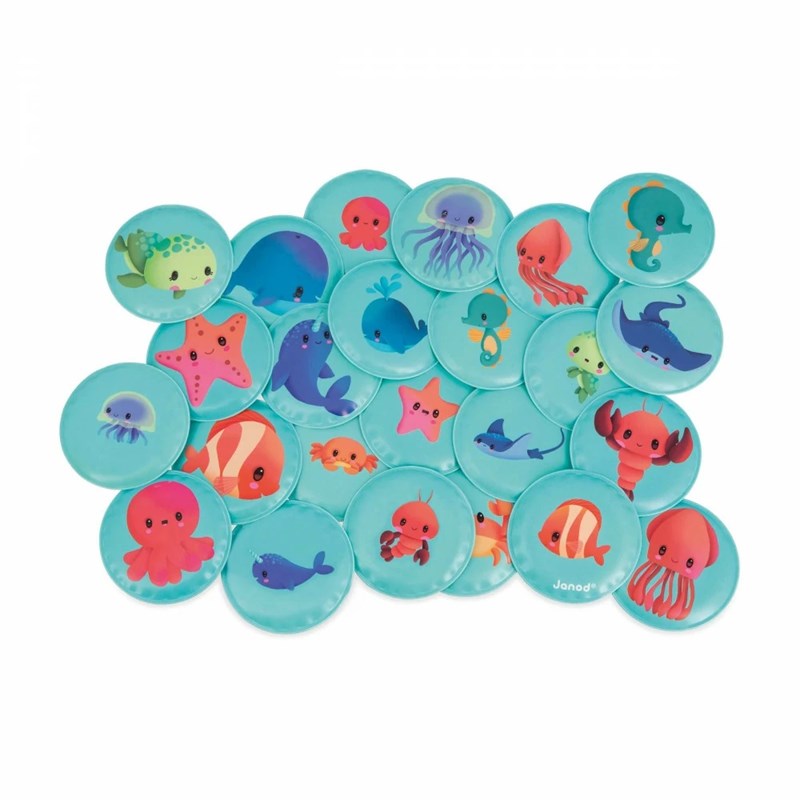 Mémo de bain mes bébés animaux