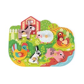 Puzzle en bois happy farm